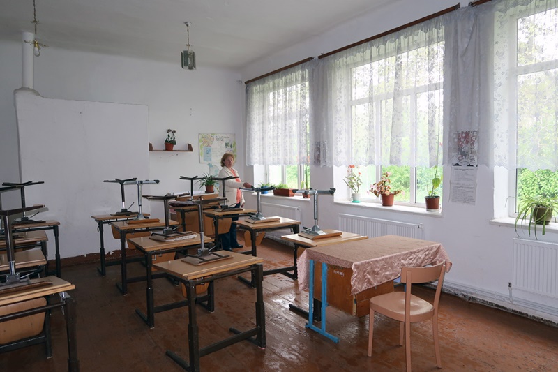 Heizung für eine Dorfschule in Moldawien