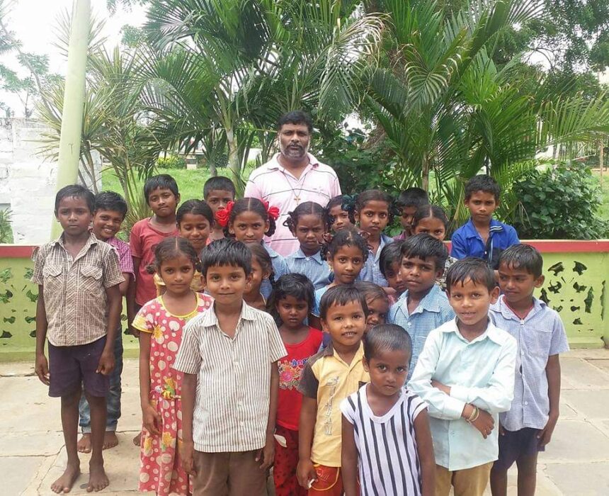 Waisenkinder in Jaggayyapeta, Indien