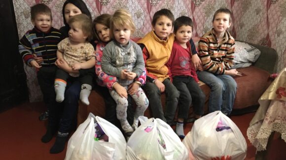 Hilfe für mittellose Menschen in der Ukraine