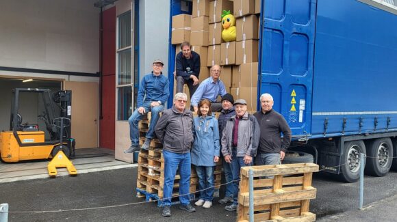 Hilfsgütertransport nach Lettland