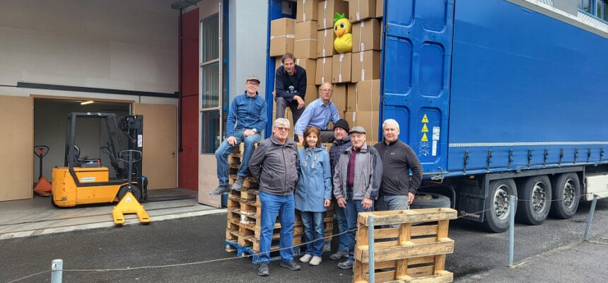Hilfsgütertransport nach Lettland