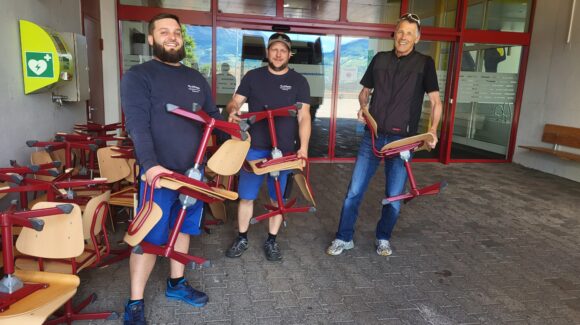 Weitere Schulmöbel von der Primarschule Schaan