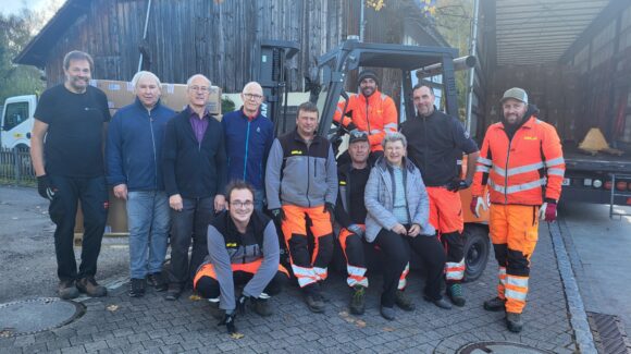 Transport zum Roten Kreuz Vrancea in Rumänien