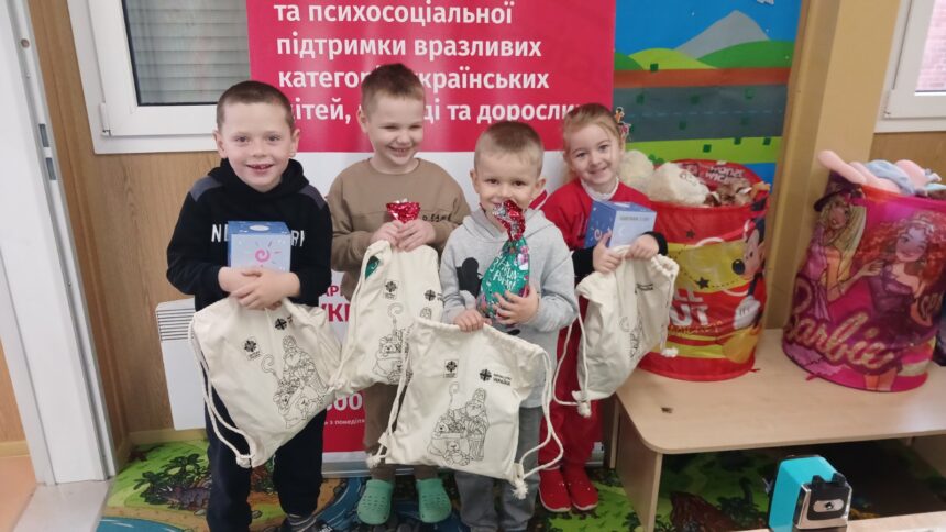 950 Kinder in Kharkiv beschenkt – ein Lichtblick im Krieg