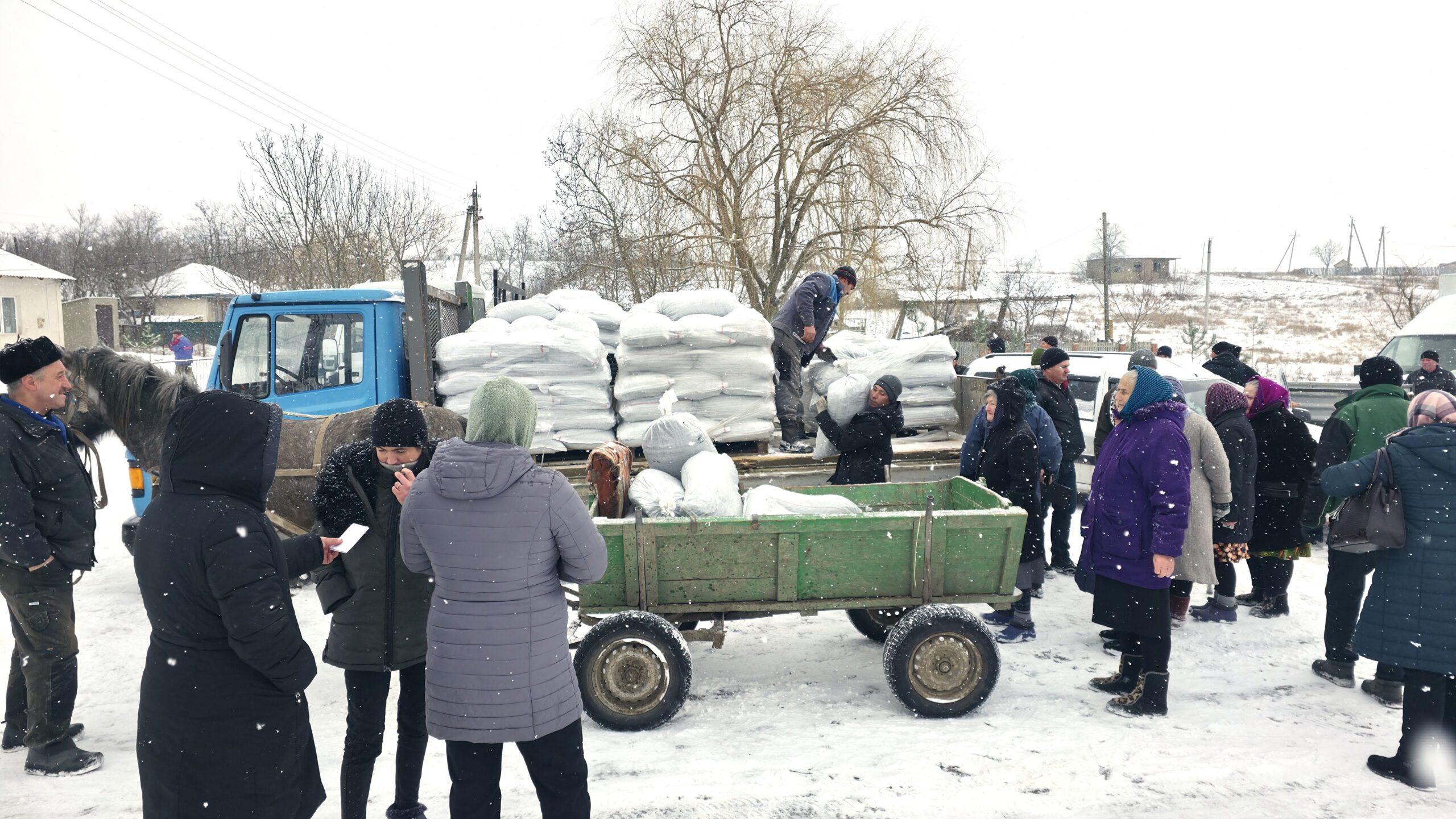 Winterhilfe in Moldawien