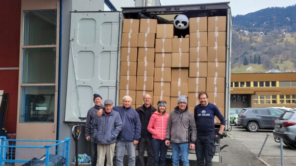 Erste Hilfsgütersendung des Jahres geht nach Lettland