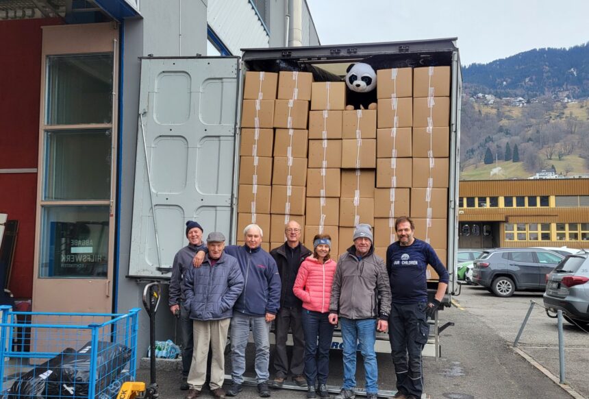 Erste Hilfsgütersendung des Jahres geht nach Lettland