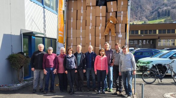 Hilfsgütertransport nach Ungarn