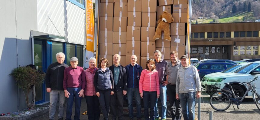 Hilfsgütertransport nach Ungarn