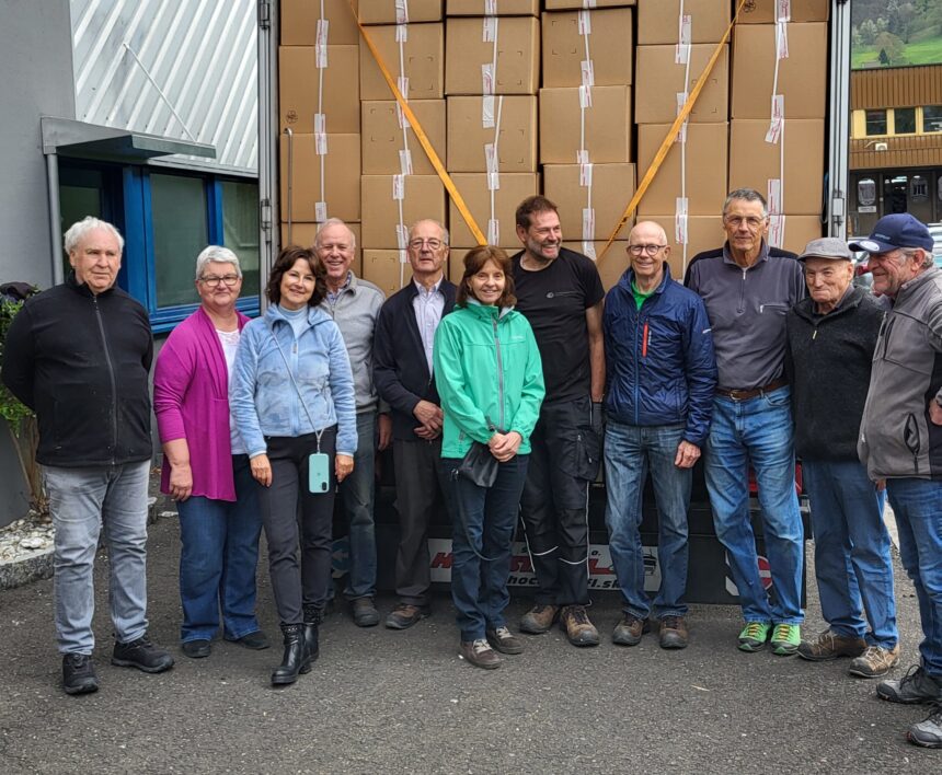 Hilfsgütertransport in die Slowakei